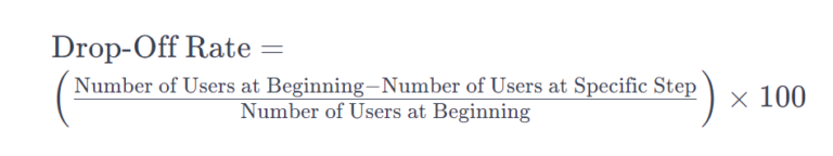 Drop Off Rate Calculator Calculator Doc