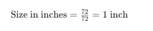 Font Size To Inches Calculator - Calculator Doc
